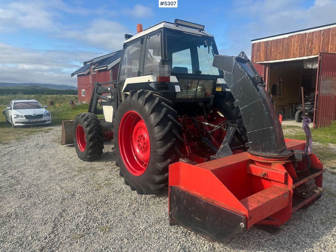 1983 David Brown Case 1690 4x4 w/ front loader, bucket and snow blower. Engine overhauled. WATCH VIDEO. - Tracteur agricole: photos 4 1983 David Brown Case 1690 4x4 w/ front loader, bucket and snow blower. Engine overhauled. WATCH VIDEO. - Tracteur agricole: photos 4