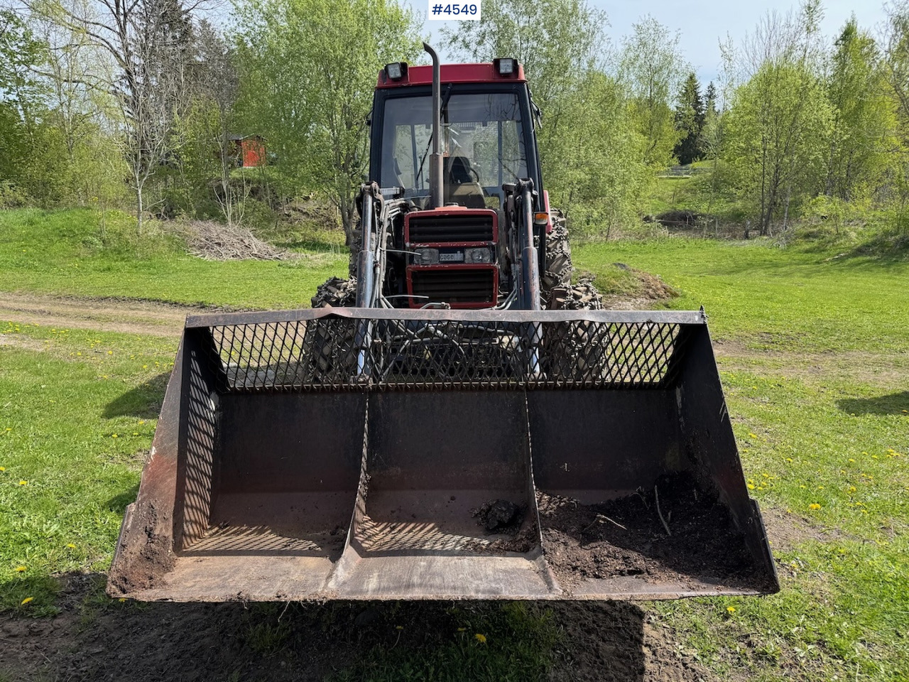 Tracteur agricole 1987 Case 685 XL w/front loader and some equipment.: photos 25