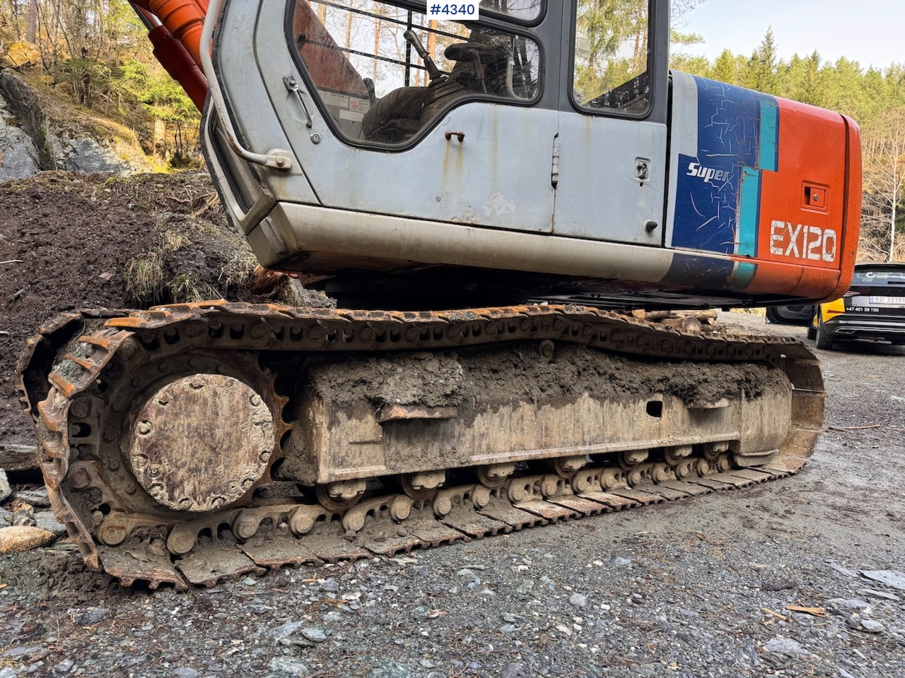 Pelle sur chenille 1994 Hitachi EX120-2: photos 7 Pelle sur chenille 1994 Hitachi EX120-2: photos 7