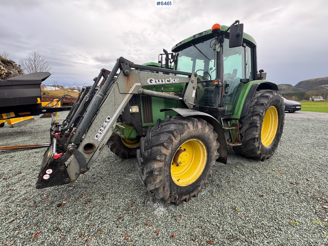 1995 John Deere 6400 w/ Quicke 960 loader. WATCH THE VIDEO! - Tracteur agricole: photos 1 1995 John Deere 6400 w/ Quicke 960 loader. WATCH THE VIDEO! - Tracteur agricole: photos 1