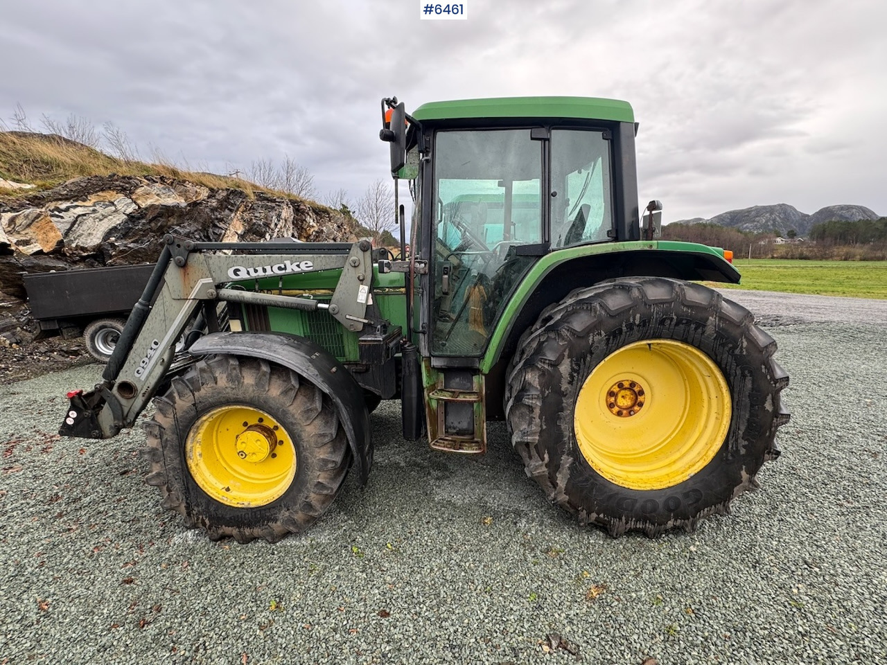 1995 John Deere 6400 w/ Quicke 960 loader. WATCH THE VIDEO! - Tracteur agricole: photos 2 1995 John Deere 6400 w/ Quicke 960 loader. WATCH THE VIDEO! - Tracteur agricole: photos 2