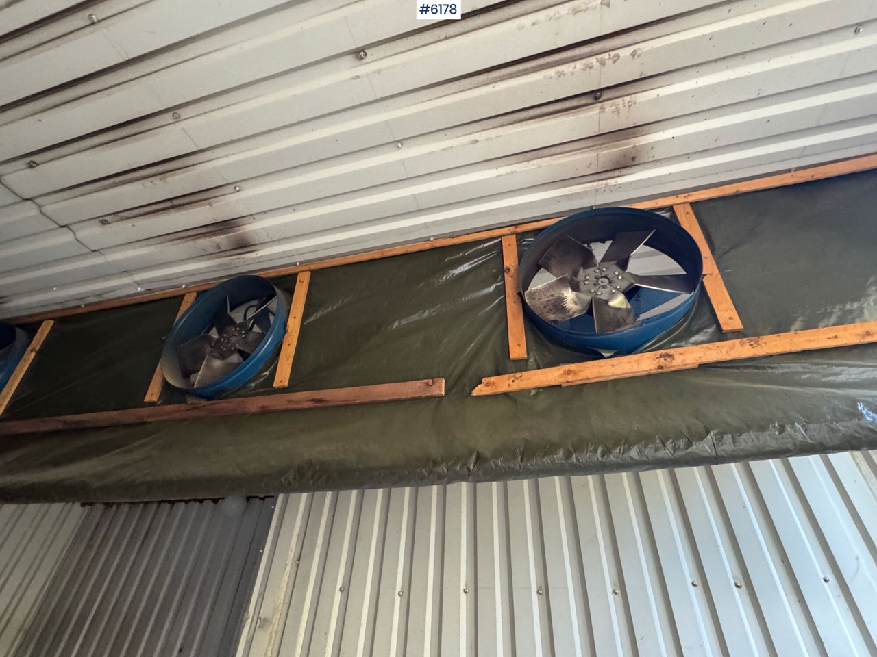 1997 Dryfinn 15 drying unit with circulation fans and trolley - Équipement CVC: photos 4 1997 Dryfinn 15 drying unit with circulation fans and trolley - Équipement CVC: photos 4