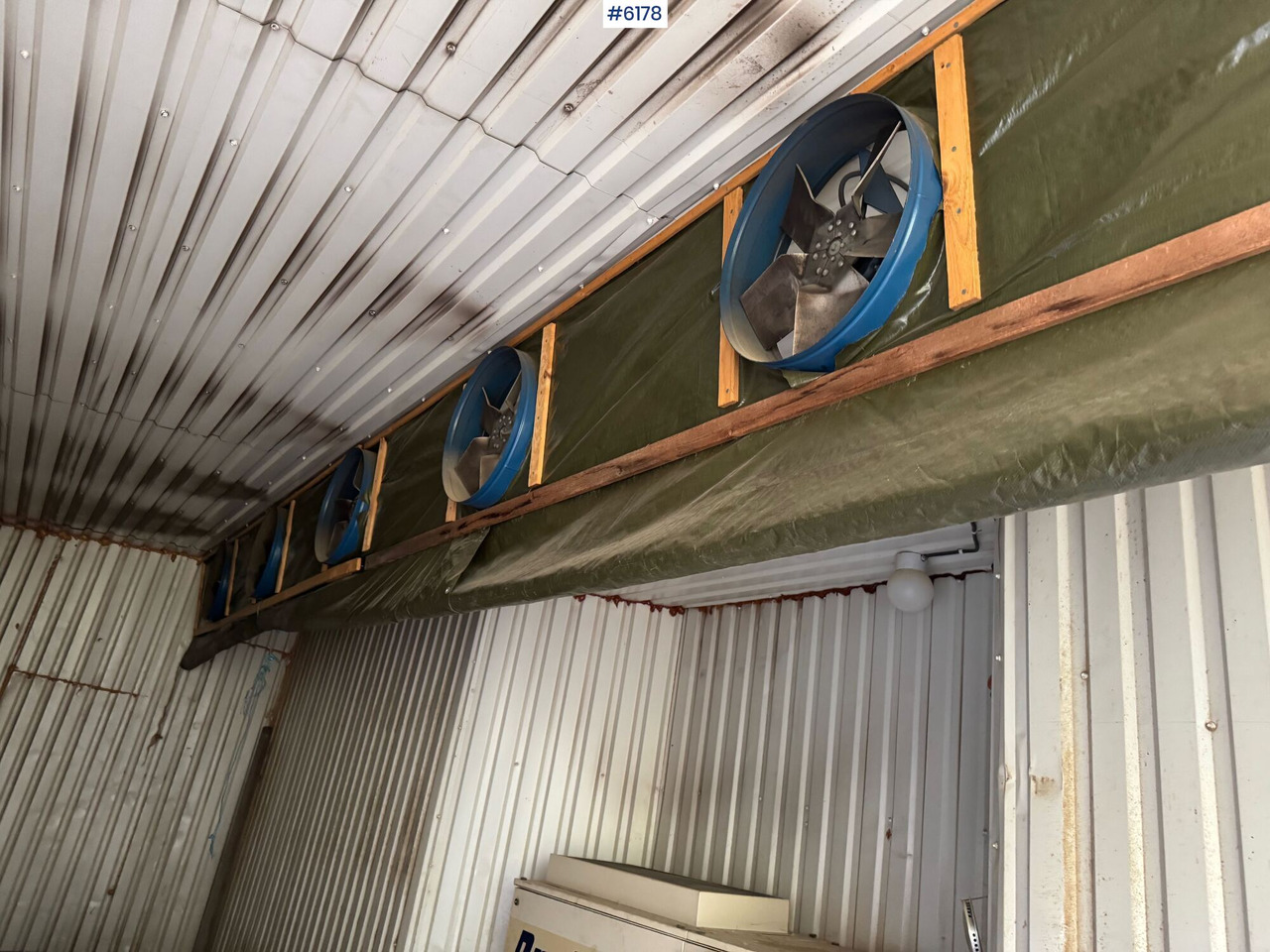 1997 Dryfinn 15 drying unit with circulation fans and trolley - Équipement CVC: photos 5 1997 Dryfinn 15 drying unit with circulation fans and trolley - Équipement CVC: photos 5