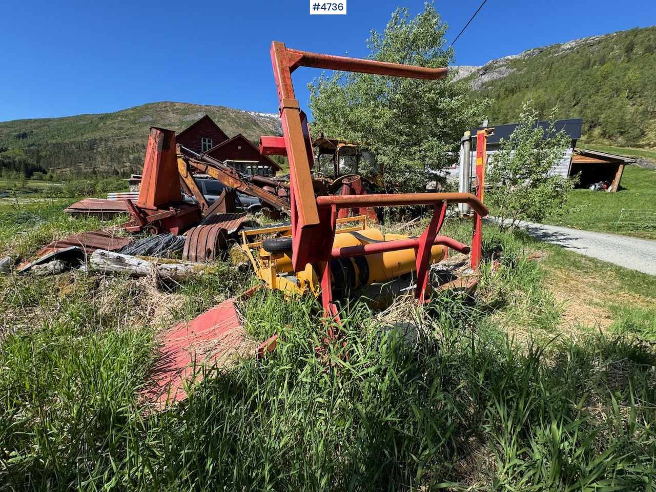 1997 Tellefsdal AW 4000 round bale wrapper - Matériel de fenaison: photos 4 1997 Tellefsdal AW 4000 round bale wrapper - Matériel de fenaison: photos 4