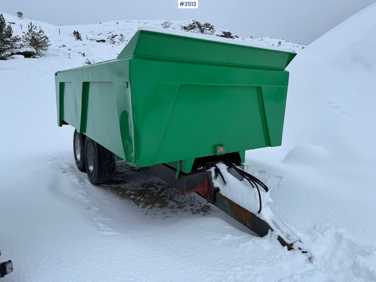 Remorque agricole 2005 Foss Eik 5 150 dump trailer: photos 8