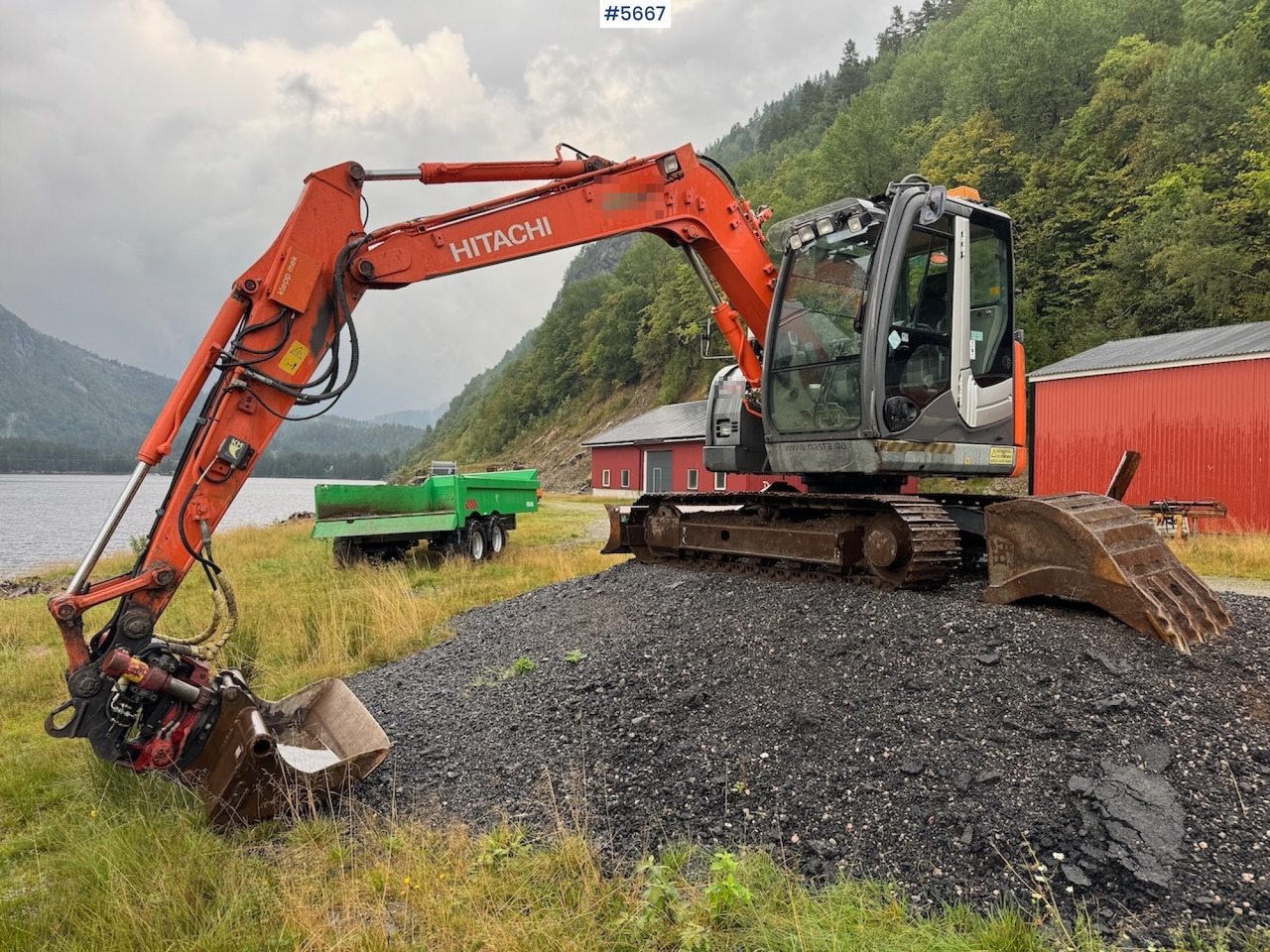 2011 Hitachi ZX 85 US-3 w/rotor tilt and buckets - Pelle: photos 3 2011 Hitachi ZX 85 US-3 w/rotor tilt and buckets - Pelle: photos 3