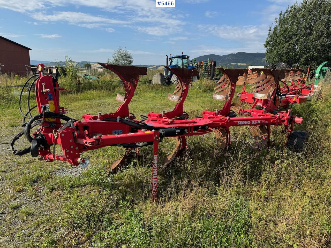 Outils du sol 2012 Pöttinger Servo 35 4 furrow reversible plough: photos 7