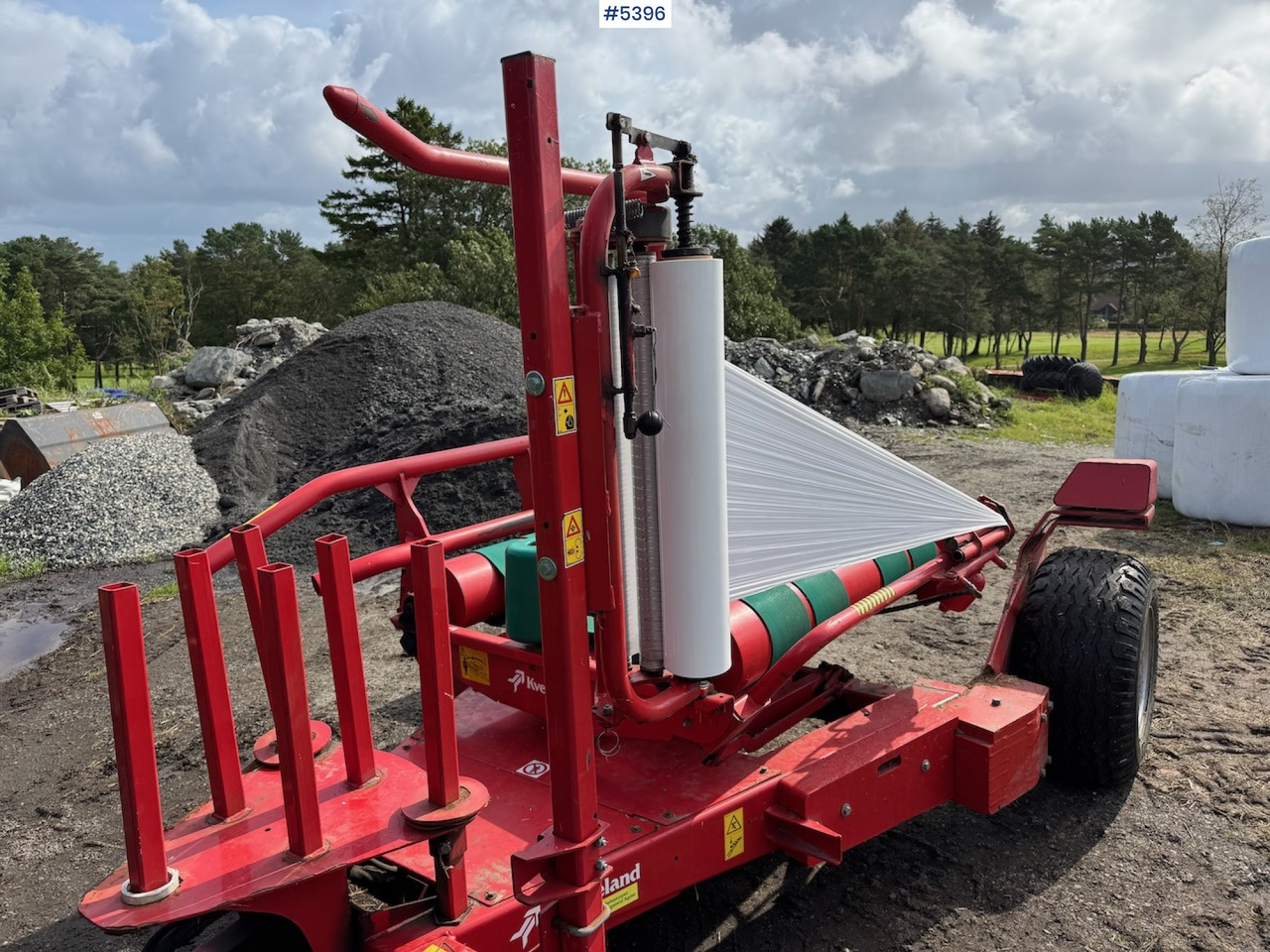 Matériel de fenaison 2016 Kverneland 7740 J round bale wrapper: photos 8