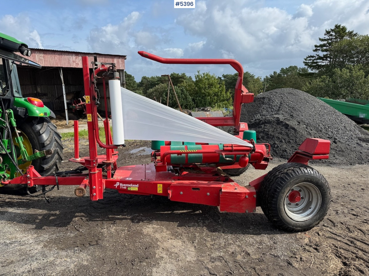 Matériel de fenaison 2016 Kverneland 7740 J round bale wrapper: photos 11