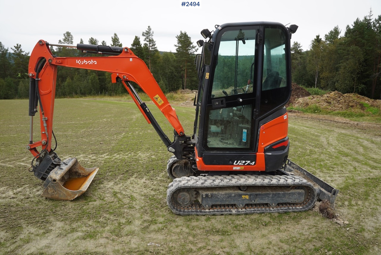 2018 Kubota U27-4 w/shear - Pelle: photos 1 2018 Kubota U27-4 w/shear - Pelle: photos 1