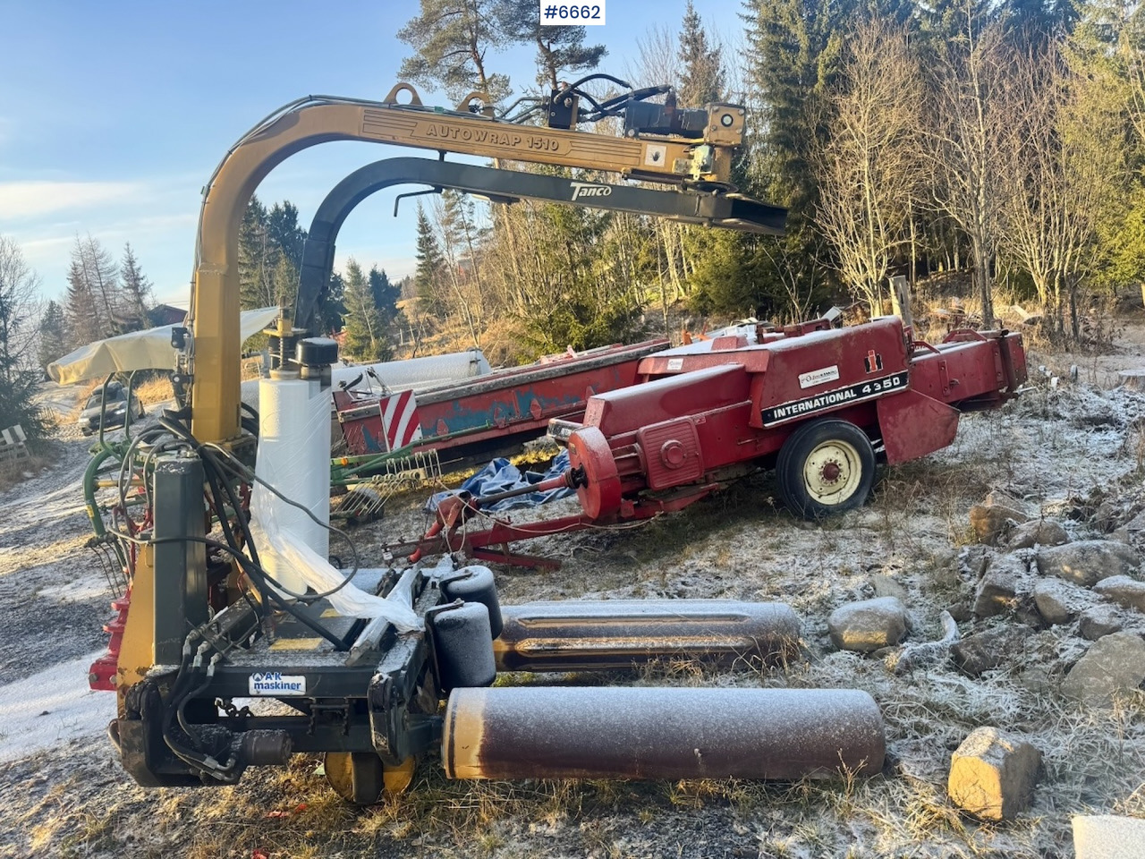 Approx. 2006 Tanco 1510 Round Bale Wrapper. - Matériel de fenaison: photos 3 Approx. 2006 Tanco 1510 Round Bale Wrapper. - Matériel de fenaison: photos 3