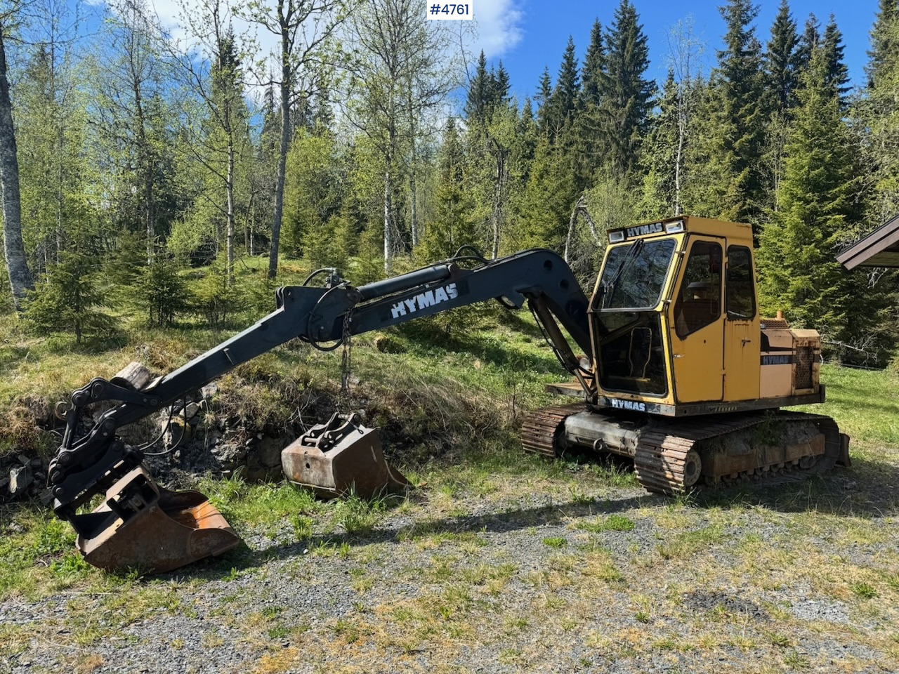 Circa 1990 Hymas 82R Crawler excavator w/ 2 buckets. - Pelle: photos 2 Circa 1990 Hymas 82R Crawler excavator w/ 2 buckets. - Pelle: photos 2