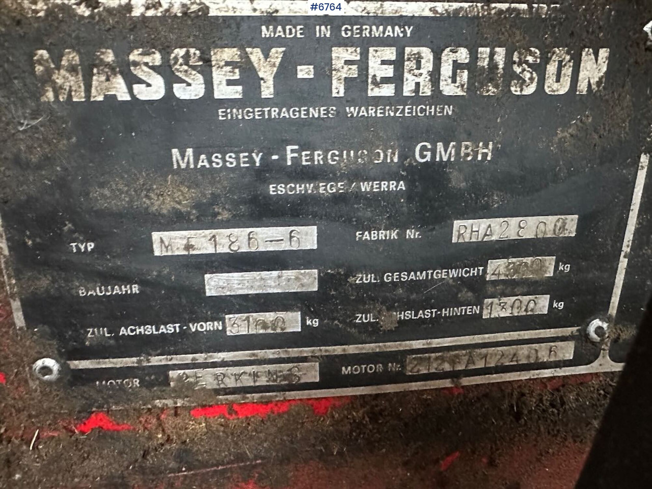 Moissonneuse-batteuse Massey-Ferguson 186-6 Combine harvester.: photos 33