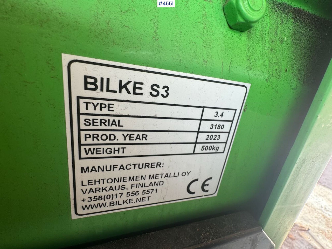 Matériel forestier 2023 Bilke S3 Wood chipper: photos 13 Matériel forestier 2023 Bilke S3 Wood chipper: photos 13