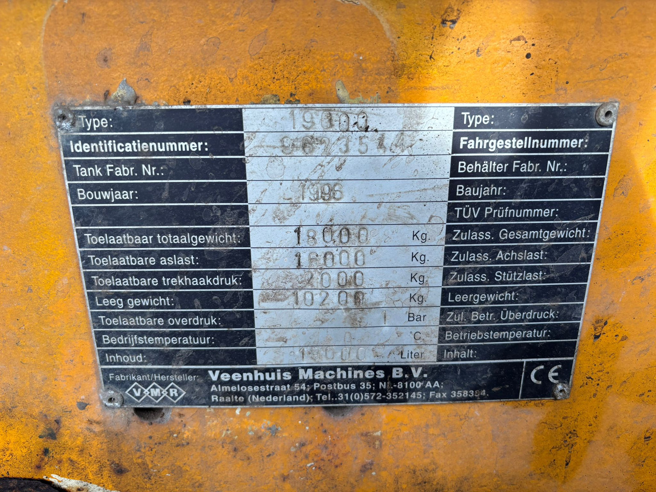 Tonne à lisier veenhuis 19000: photos 24