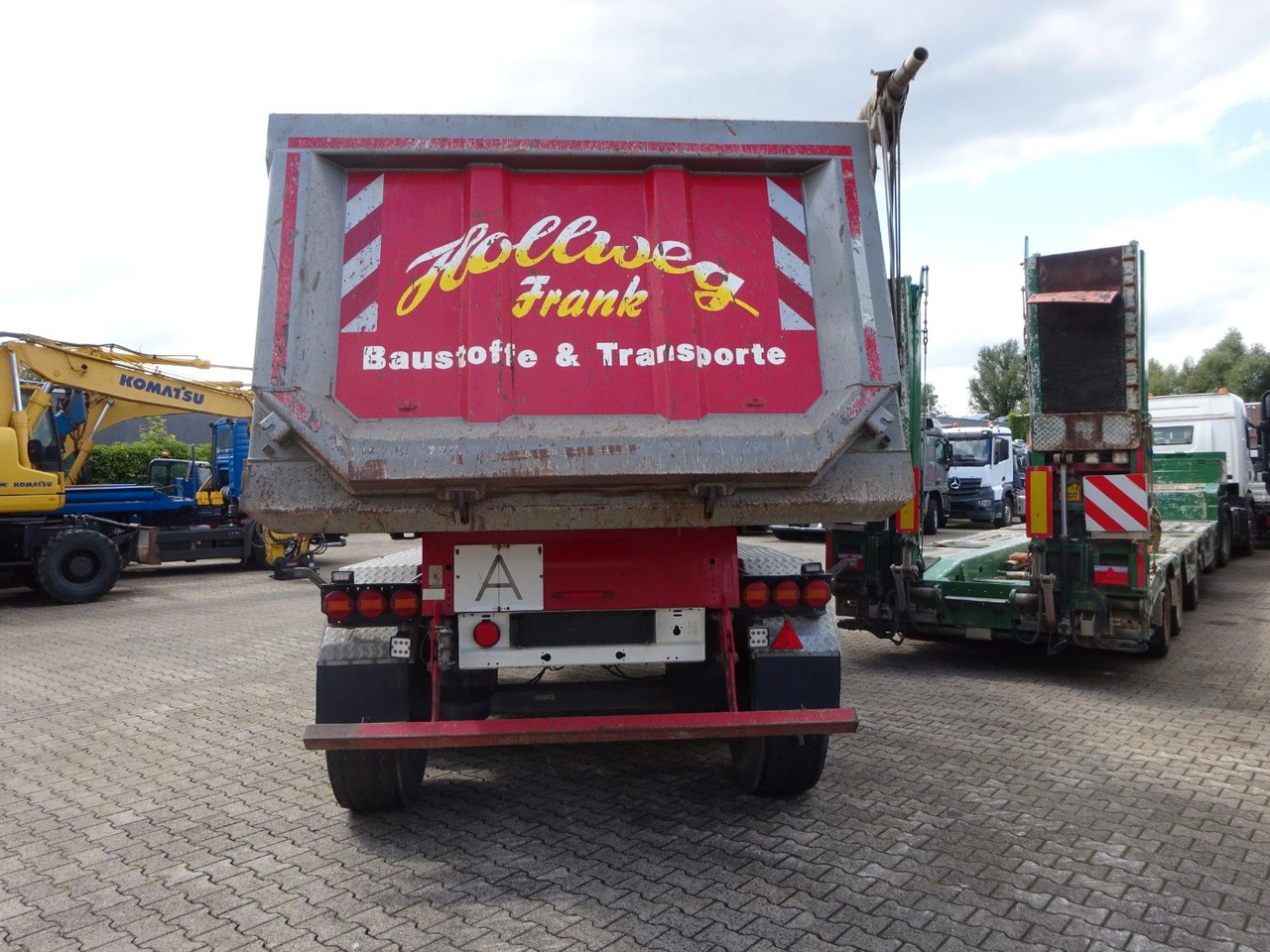 Langendorf Kippauflieger mit 3 Achsen Stahl - Semi-remorque benne: photos 3 Langendorf Kippauflieger mit 3 Achsen Stahl - Semi-remorque benne: photos 3