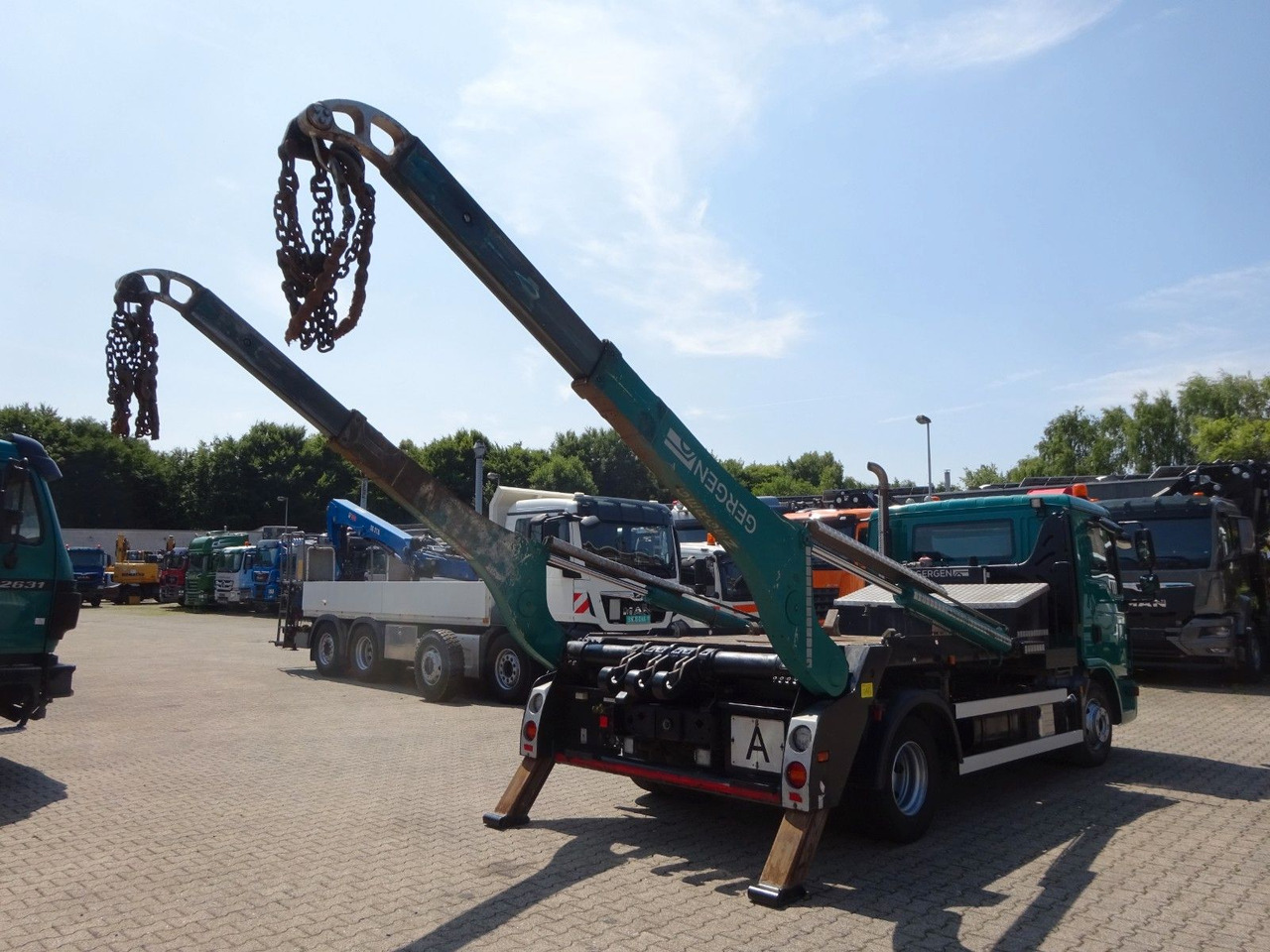 Camion benne MAN 12.250 TGL GERGEN Absetzkipper 4x2: photos 13