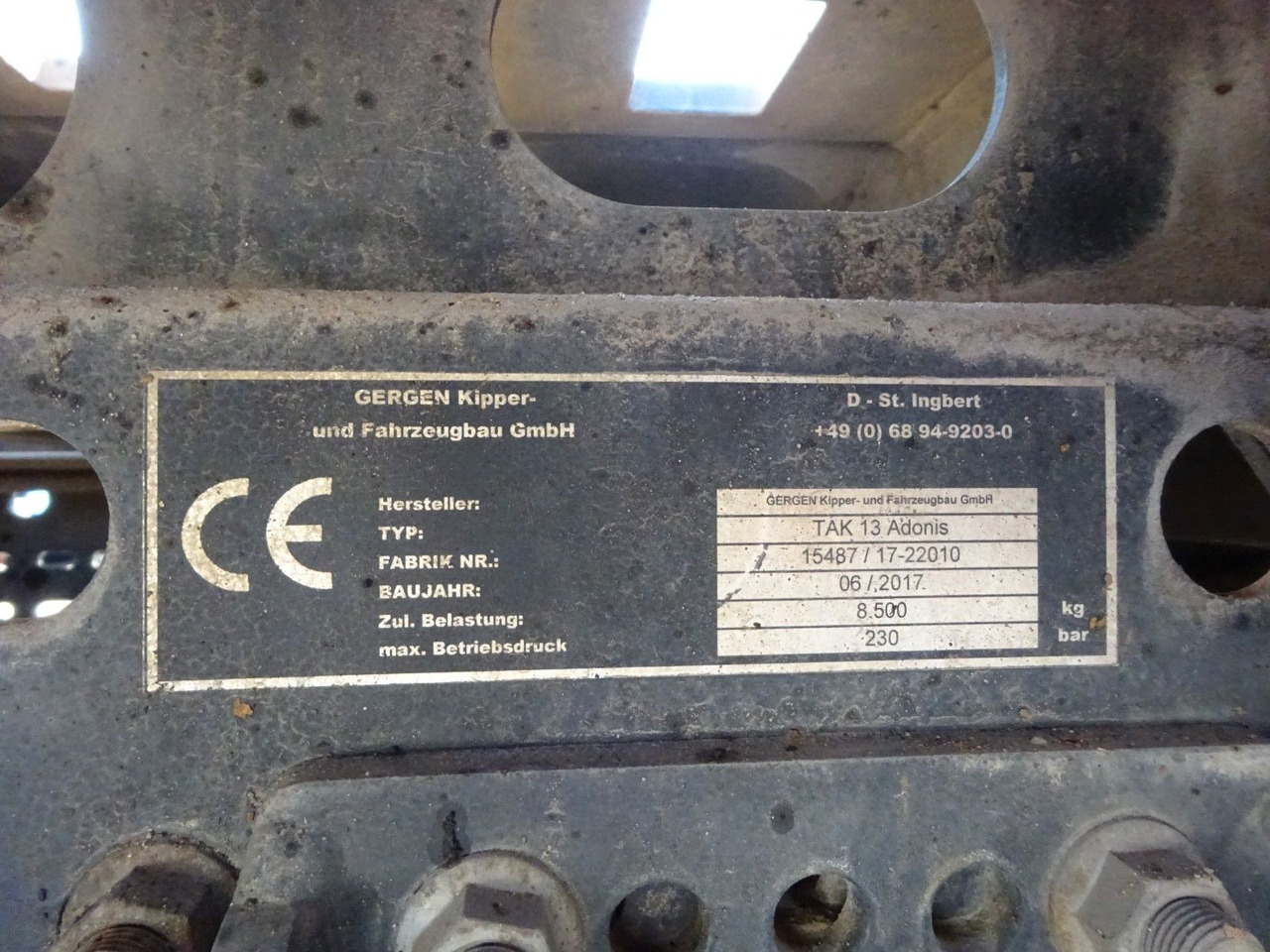 Camion benne MAN 12.250 TGL GERGEN Absetzkipper 4x2: photos 14