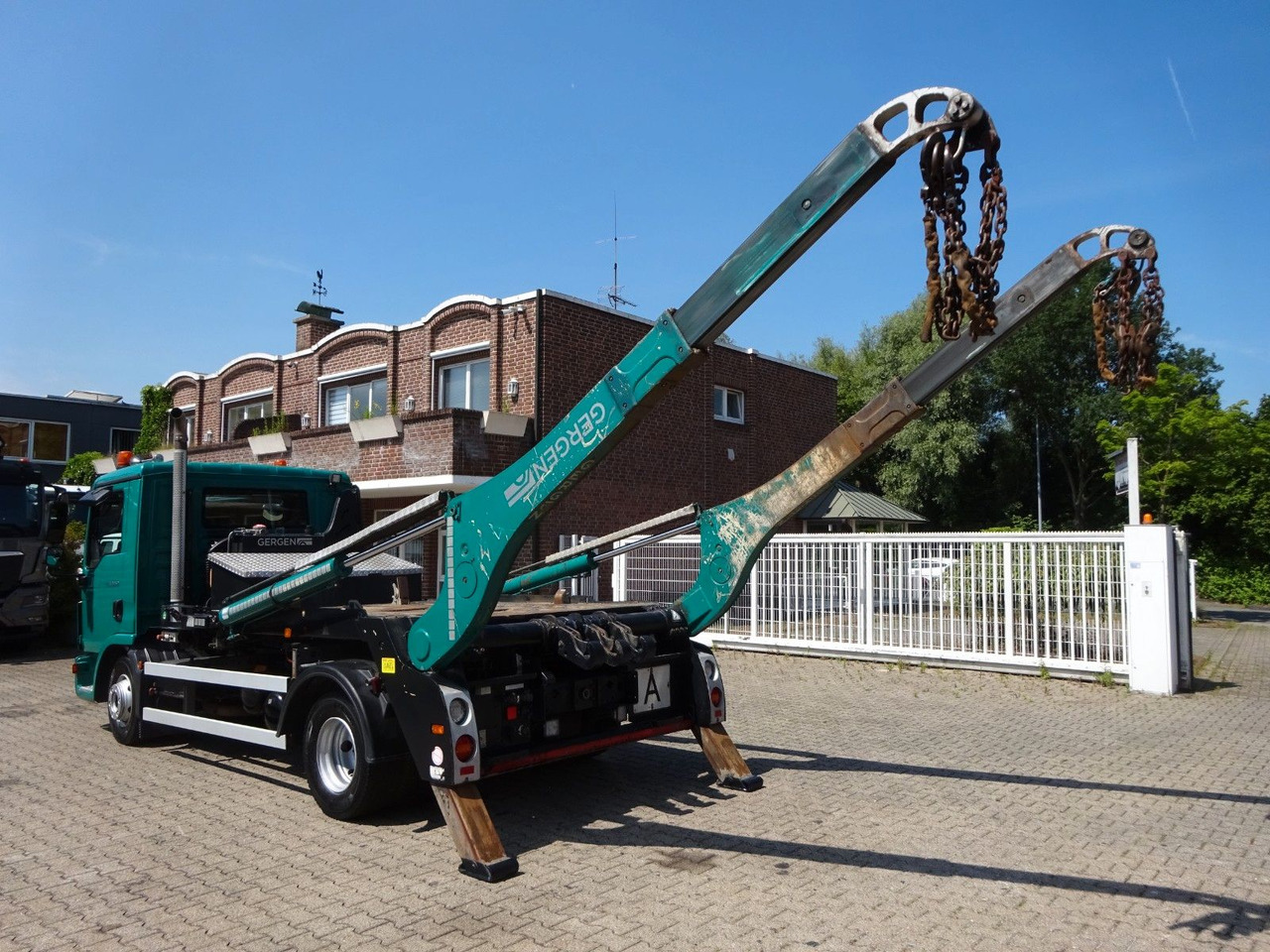Camion benne MAN 12.250 TGL GERGEN Absetzkipper 4x2: photos 12