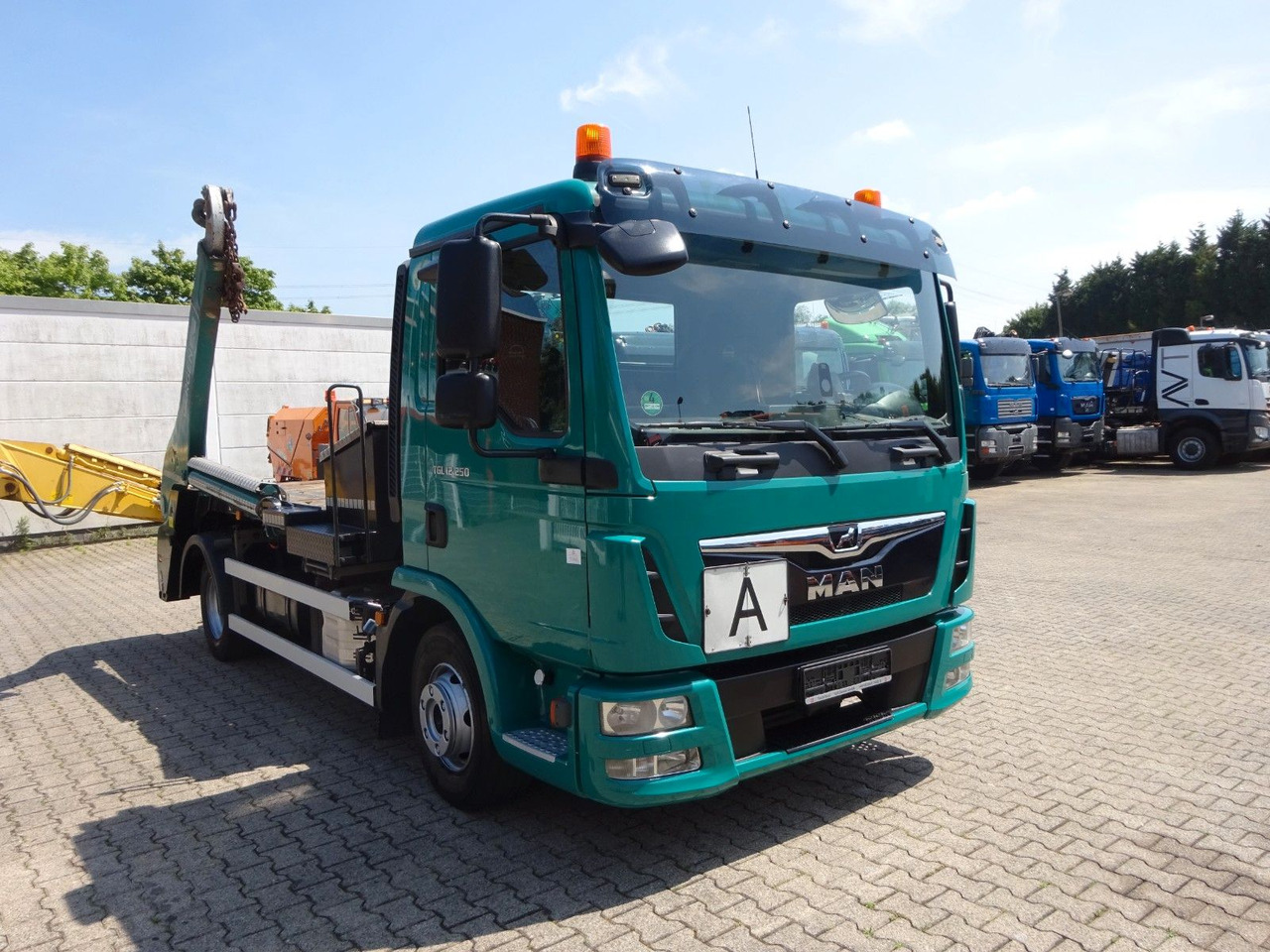 Camion benne MAN 12.250 TGL GERGEN Absetzkipper 4x2: photos 9