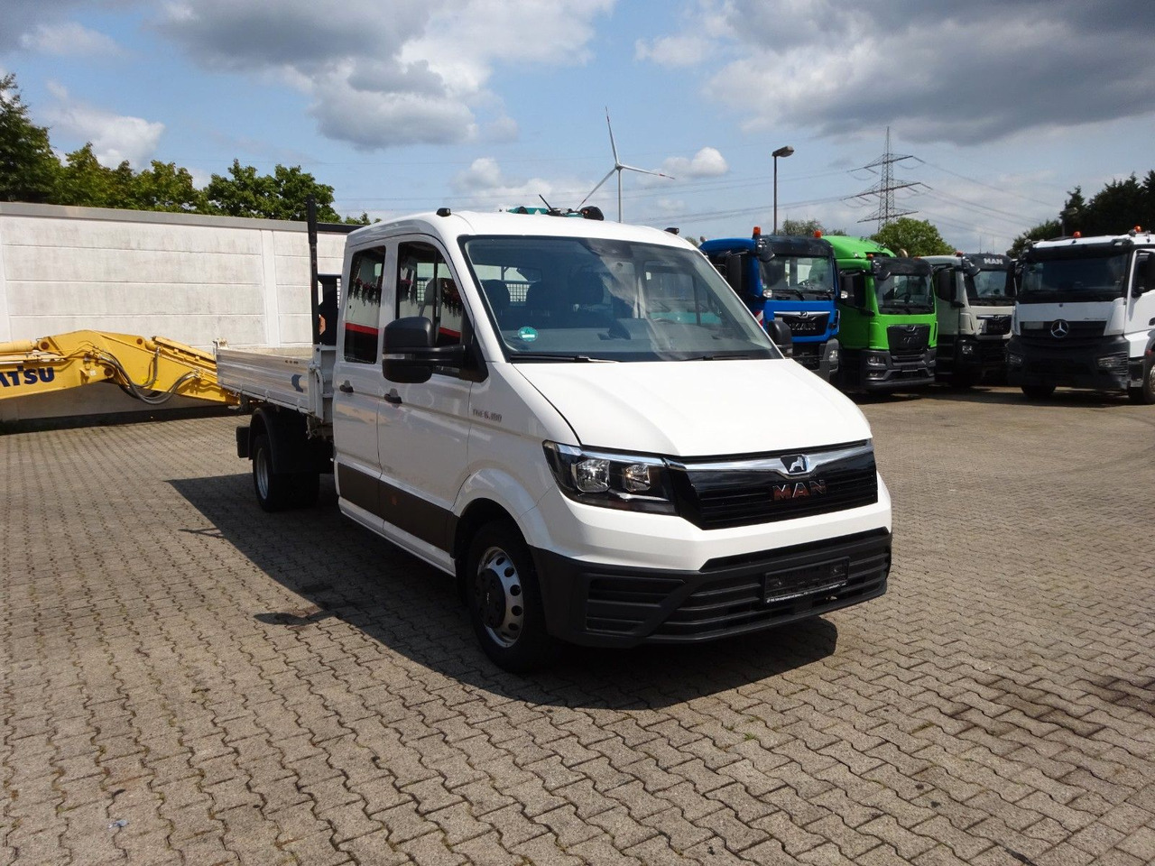Utilitaire benne, Utilitaire double cabine MAN 6.180 TGE MEILLER 3Skipper Doppelkabine 4x2: photos 15