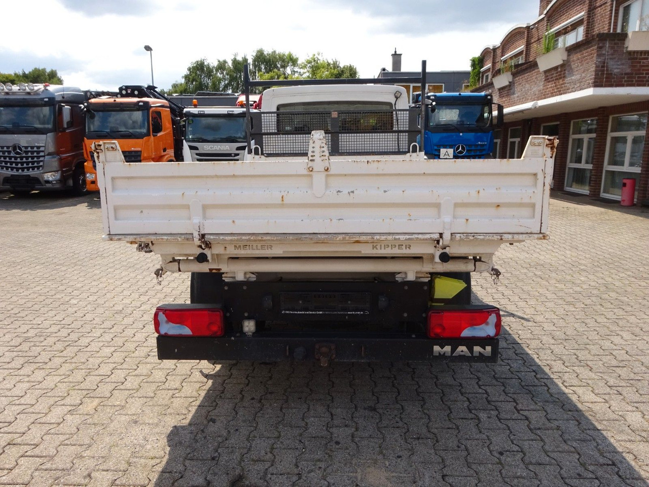 Utilitaire benne, Utilitaire double cabine MAN 6.180 TGE MEILLER 3Skipper Doppelkabine 4x2: photos 9