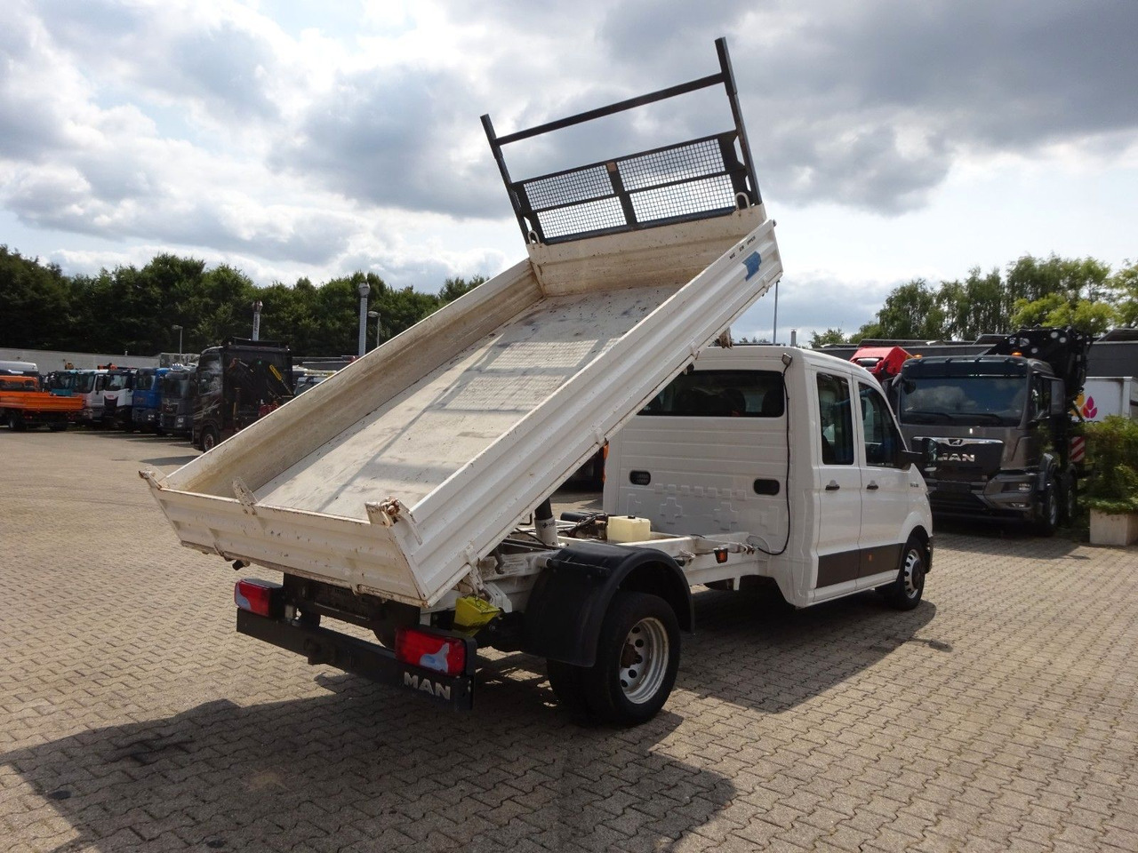 Utilitaire benne, Utilitaire double cabine MAN 6.180 TGE MEILLER 3Skipper Doppelkabine 4x2: photos 11