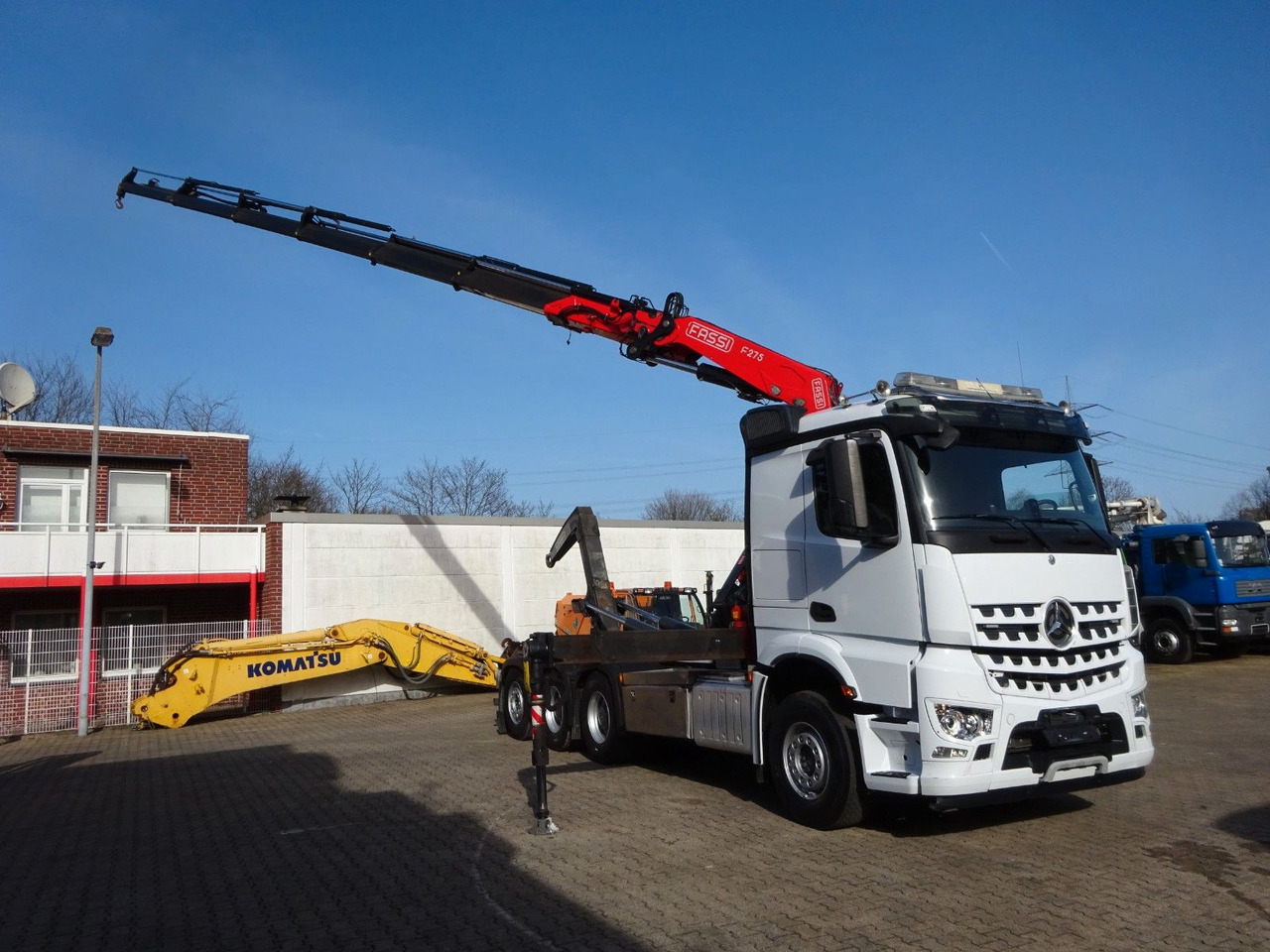 Mercedes-Benz 3248 Fassi Abroller + Fassi F275A Kran 6x2 - Camion ampliroll, Camion grue: photos 5 Mercedes-Benz 3248 Fassi Abroller + Fassi F275A Kran 6x2 - Camion ampliroll, Camion grue: photos 5