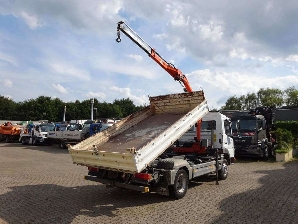 Utilitaire benne Mercedes-Benz 818 Atego MEILLER 3Skipper + Terex 36.2 Kran 4x2: photos 7
