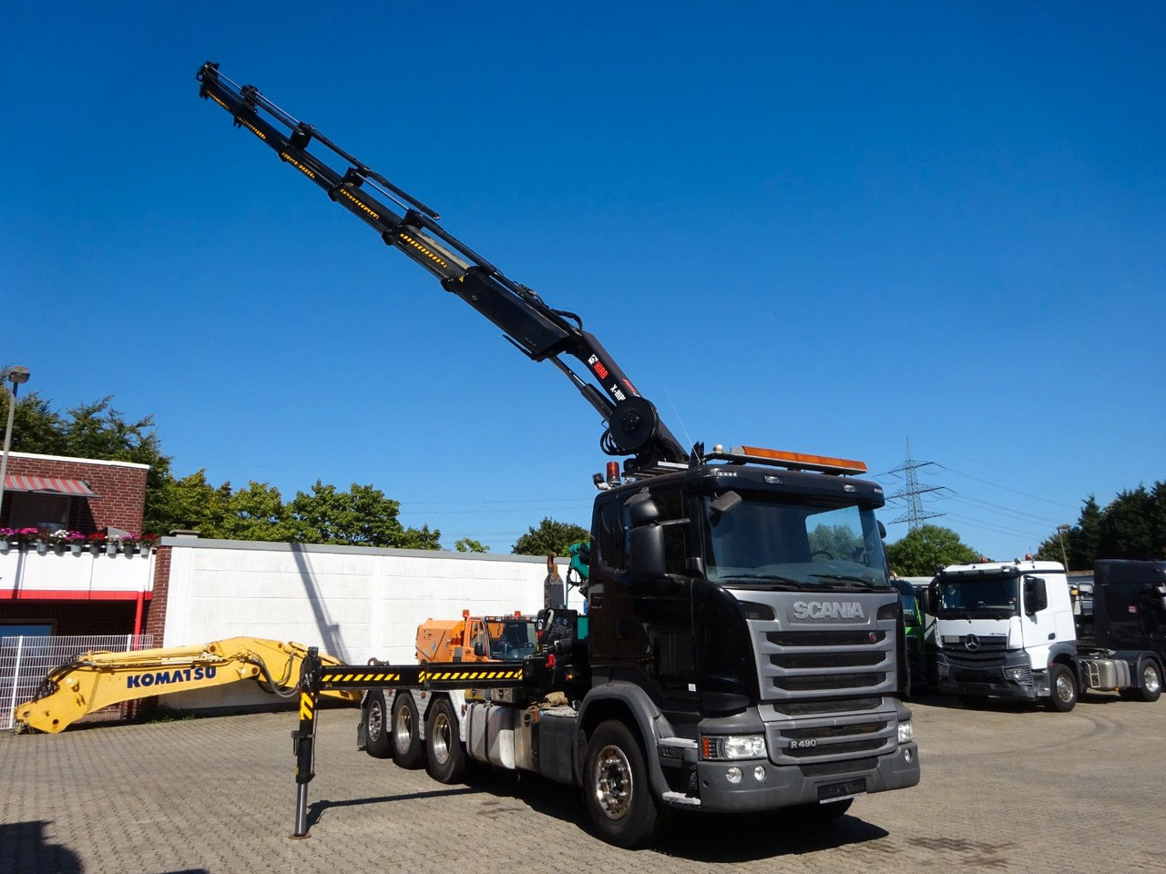 Scania R490 Abroller + HIAB 302E-6 Bj.2021 !Kran TRIDEM Scania R490 Abroller + HIAB 302E-6 Bj.2021 !Kran TRIDEM - Camion ampliroll, Camion grue: photos 1 Scania R490 Abroller + HIAB 302E-6 Bj.2021 !Kran TRIDEM Scania R490 Abroller + HIAB 302E-6 Bj.2021 !Kran TRIDEM - Camion ampliroll, Camion grue: photos 1