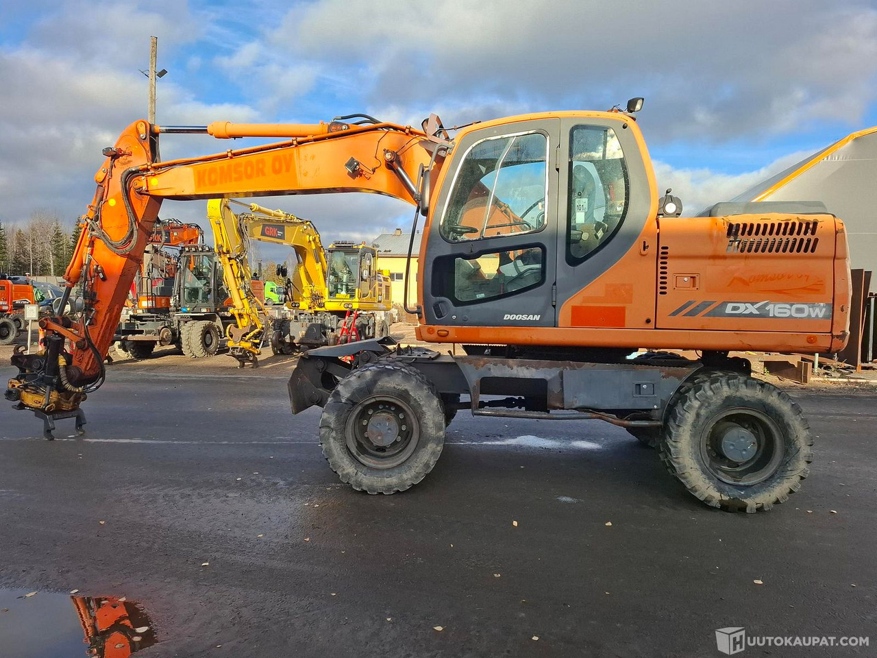 Doosan DX160W, 2009, Sonkajärvi - Pelle sur pneus: photos 2 Doosan DX160W, 2009, Sonkajärvi - Pelle sur pneus: photos 2