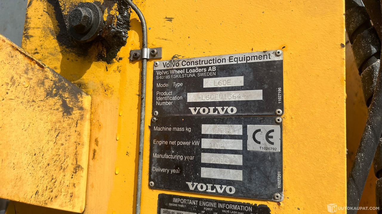 Volvo L60E, 2003, Hyvinkää - Engins de chantier: photos 3 Volvo L60E, 2003, Hyvinkää - Engins de chantier: photos 3