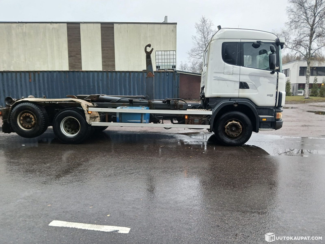 Scania 124G hook-lift truck, 2000, Kouvola - Camion ampliroll: photos 5 Scania 124G hook-lift truck, 2000, Kouvola - Camion ampliroll: photos 5