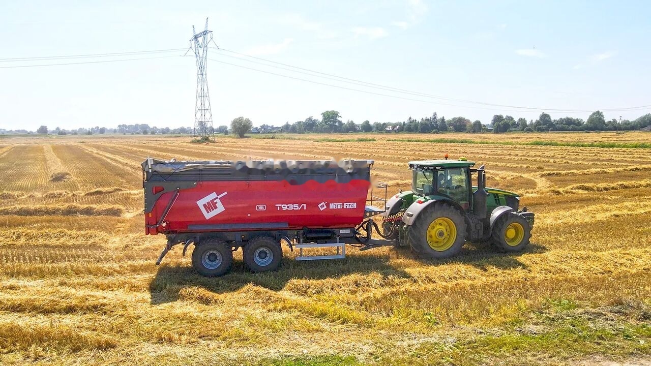 Metal-Fach Przyczepa skorupowa tandem T935/2 – 16t - Remorque agricole: photos 2 Metal-Fach Przyczepa skorupowa tandem T935/2 – 16t - Remorque agricole: photos 2