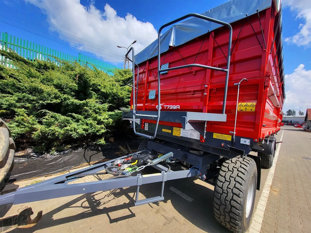 Metal-Fach T739A - 14t dwuosiowa - Benne agricole: photos 5 Metal-Fach T739A - 14t dwuosiowa - Benne agricole: photos 5