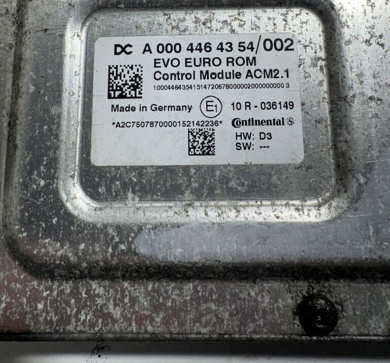 Sterownik Komputer ACM2.1 Mercedes-Benz Actros MP4 Antos Atego A0004464354 Mercedes-Benz Actros MP4 Antos Atego - Système électrique pour Camion: photos 3 Sterownik Komputer ACM2.1 Mercedes-Benz Actros MP4 Antos Atego A0004464354 Mercedes-Benz Actros MP4 Antos Atego - Système électrique pour Camion: photos 3