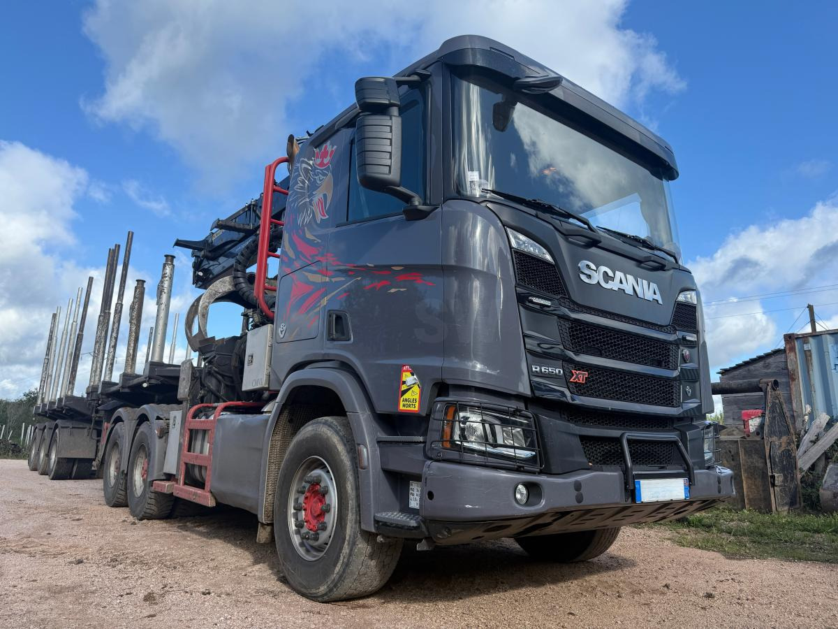 Scania R 650 A6x4HA V8 GRUE PALFINGER EPSILON S300L98 HPLS - Tracteur routier: photos 2 Scania R 650 A6x4HA V8 GRUE PALFINGER EPSILON S300L98 HPLS - Tracteur routier: photos 2