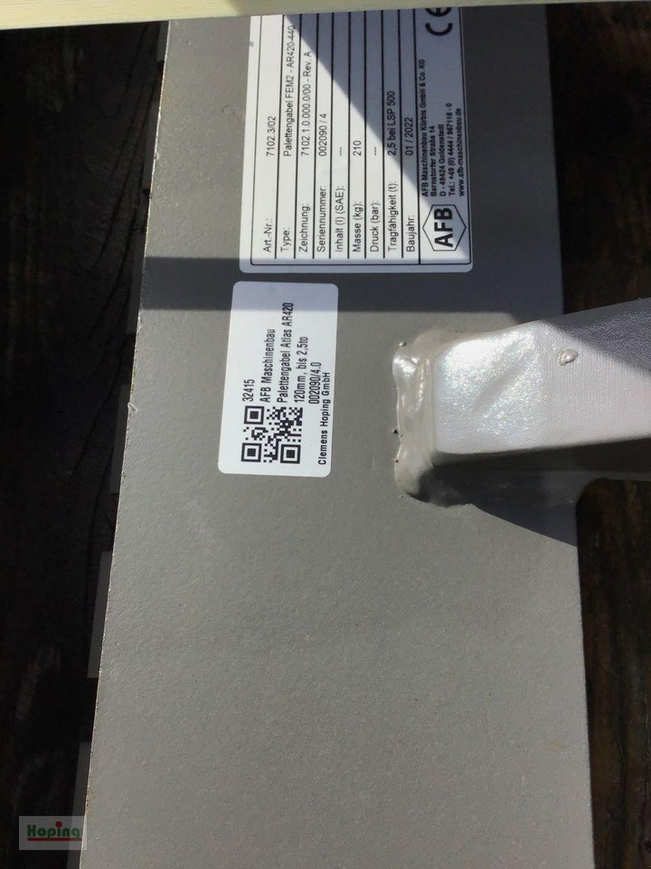 Atlas 120mm, bis 2,5to - Accessoire pour Engins de chantier: photos 3 Atlas 120mm, bis 2,5to - Accessoire pour Engins de chantier: photos 3