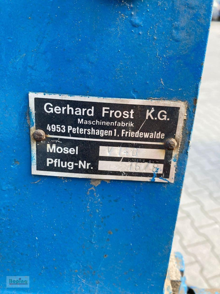 Charrue Frost Mosel V 140: photos 6