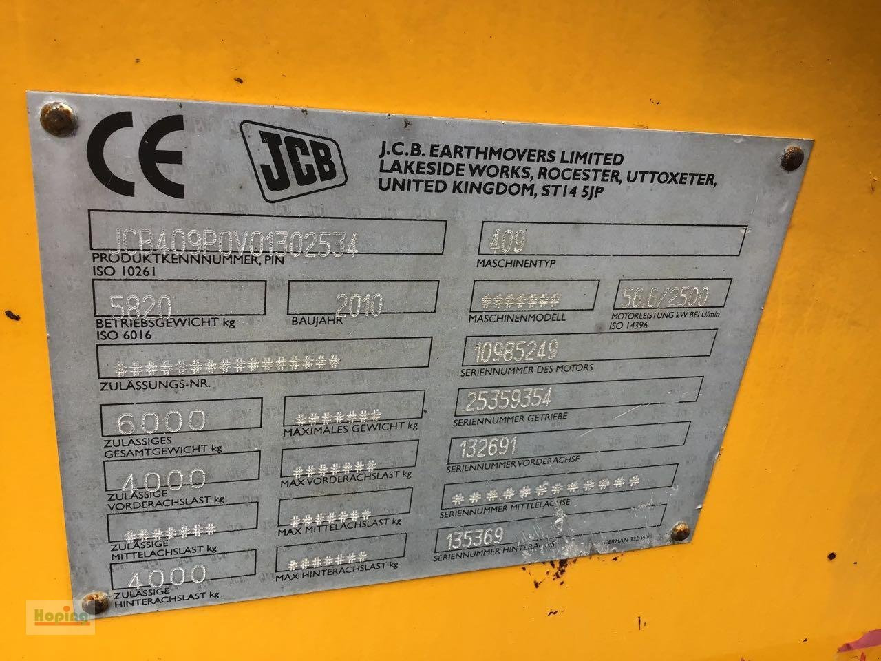 Chargeuse sur pneus JCB 409: photos 6