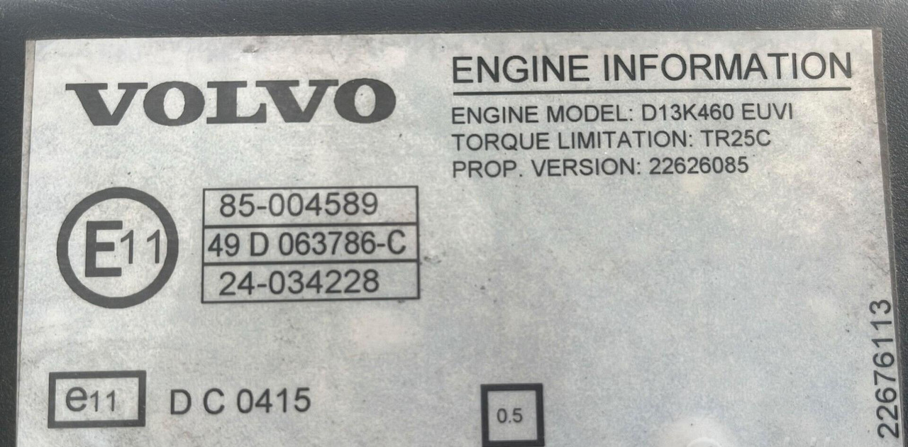 Motore Volvo FH 460 D13K 2019 - Moteur pour Camion: photos 3 Motore Volvo FH 460 D13K 2019 - Moteur pour Camion: photos 3