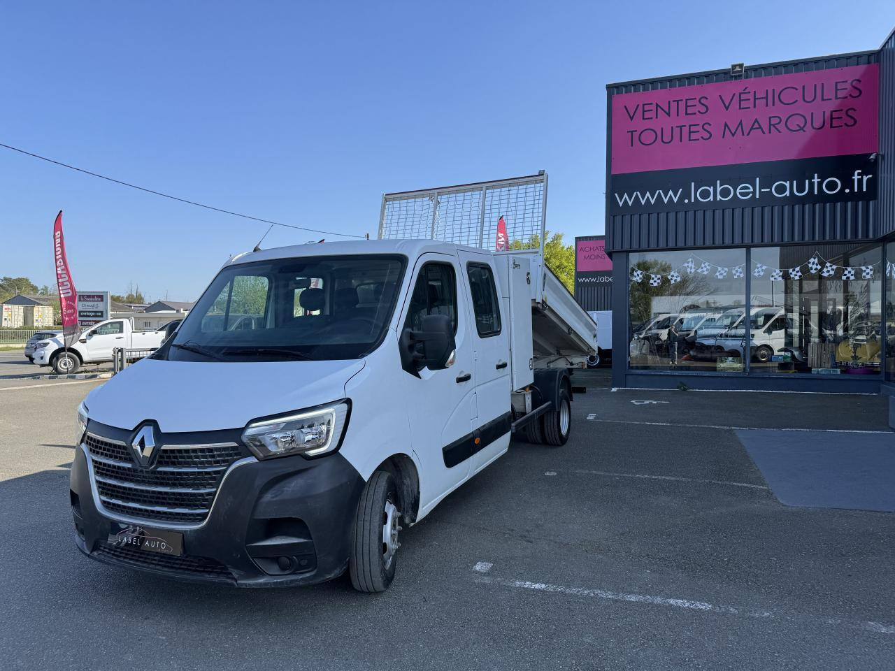 Utilitaire benne Renault Master combi RENAULT 3T5 BENNE + COFFRE RJ DOUBLE CABINE 6 PL 2.3 DCI 130 CH CONFORT + GPS + REGUL + CLIM: photos 6