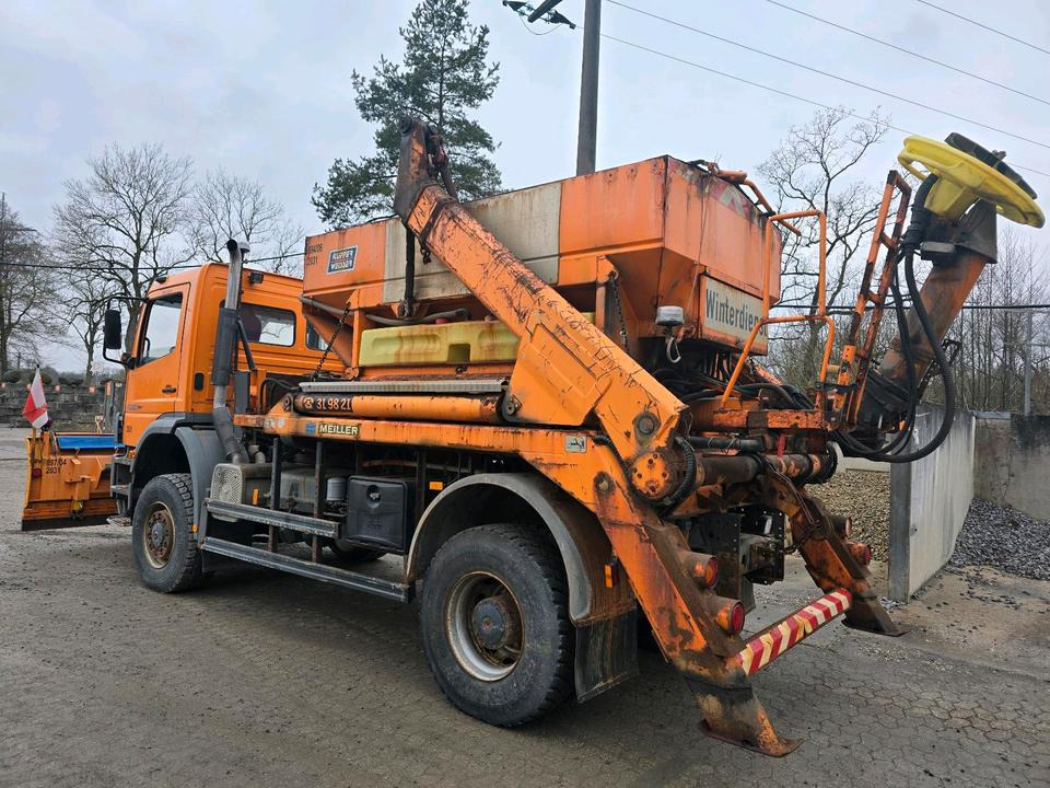 Mercedes-Benz Atego 1828 AK Absetzkipper Meiller Schmidt Schneepflug Küpper-Weisser Salzstreuer Allrad - Engin de déneigement: photos 2 Mercedes-Benz Atego 1828 AK Absetzkipper Meiller Schmidt Schneepflug Küpper-Weisser Salzstreuer Allrad - Engin de déneigement: photos 2
