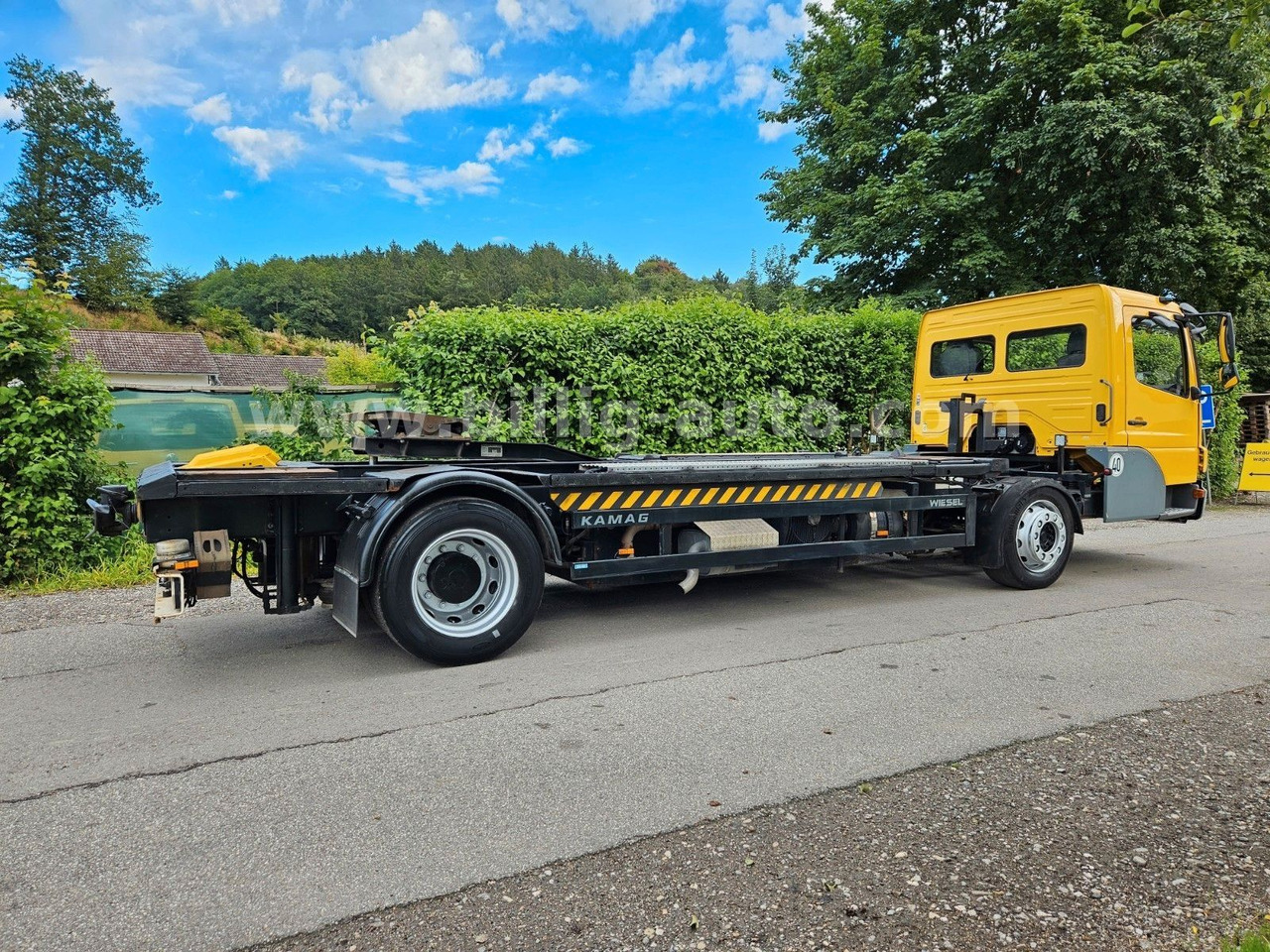 Mercedes-Benz Kamag * WBH 25 * Wiesel * Umsetzer * Sattelkupp. - Camion porte-conteneur/ Caisse mobile: photos 4 Mercedes-Benz Kamag * WBH 25 * Wiesel * Umsetzer * Sattelkupp. - Camion porte-conteneur/ Caisse mobile: photos 4