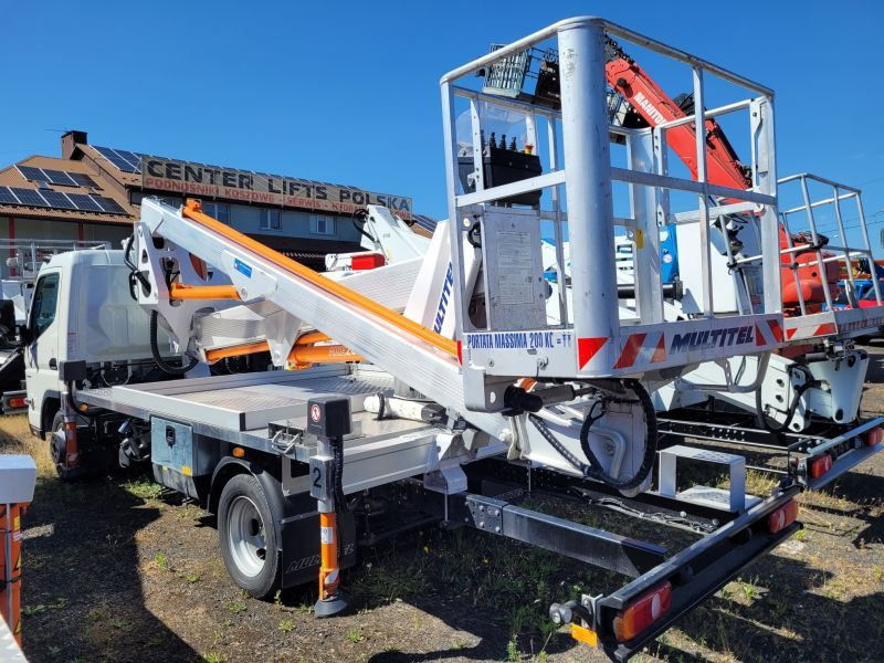 Camion avec nacelle Mitsubishi Canter Fuso 3C13 podnośnik koszowy 20 m Multitel MXE200: photos 7
