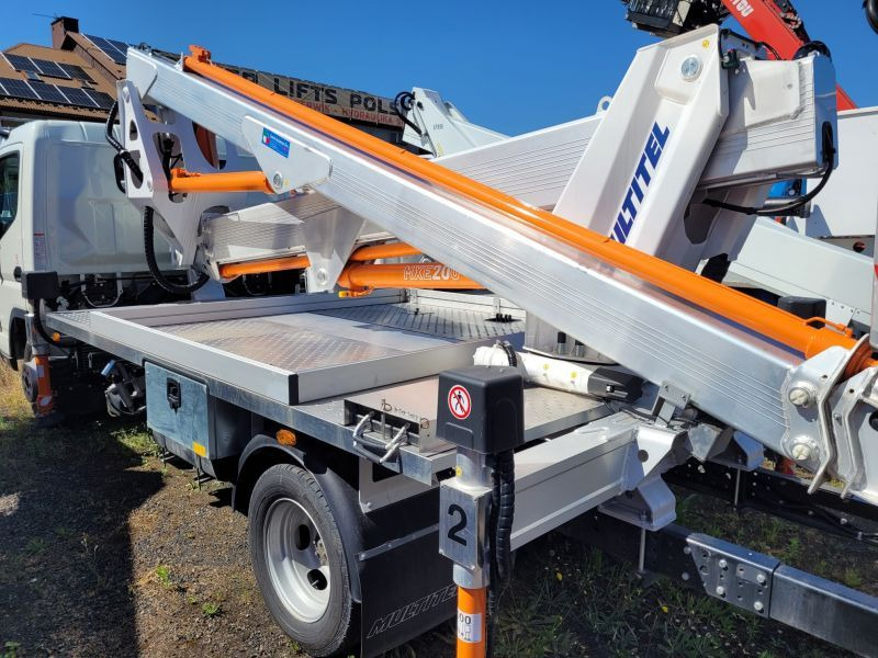 Camion avec nacelle Mitsubishi Canter Fuso 3C13 podnośnik koszowy 20 m Multitel MXE200: photos 6