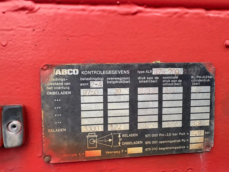 Semi-remorque plateau Nooteboom OVB - 48VV / 2x uitschuifbaar 2855cm / BPW ASSEN / 3x hydraulisch gestuurd / APK - TUV OKTOBER 2025 /: photos 11