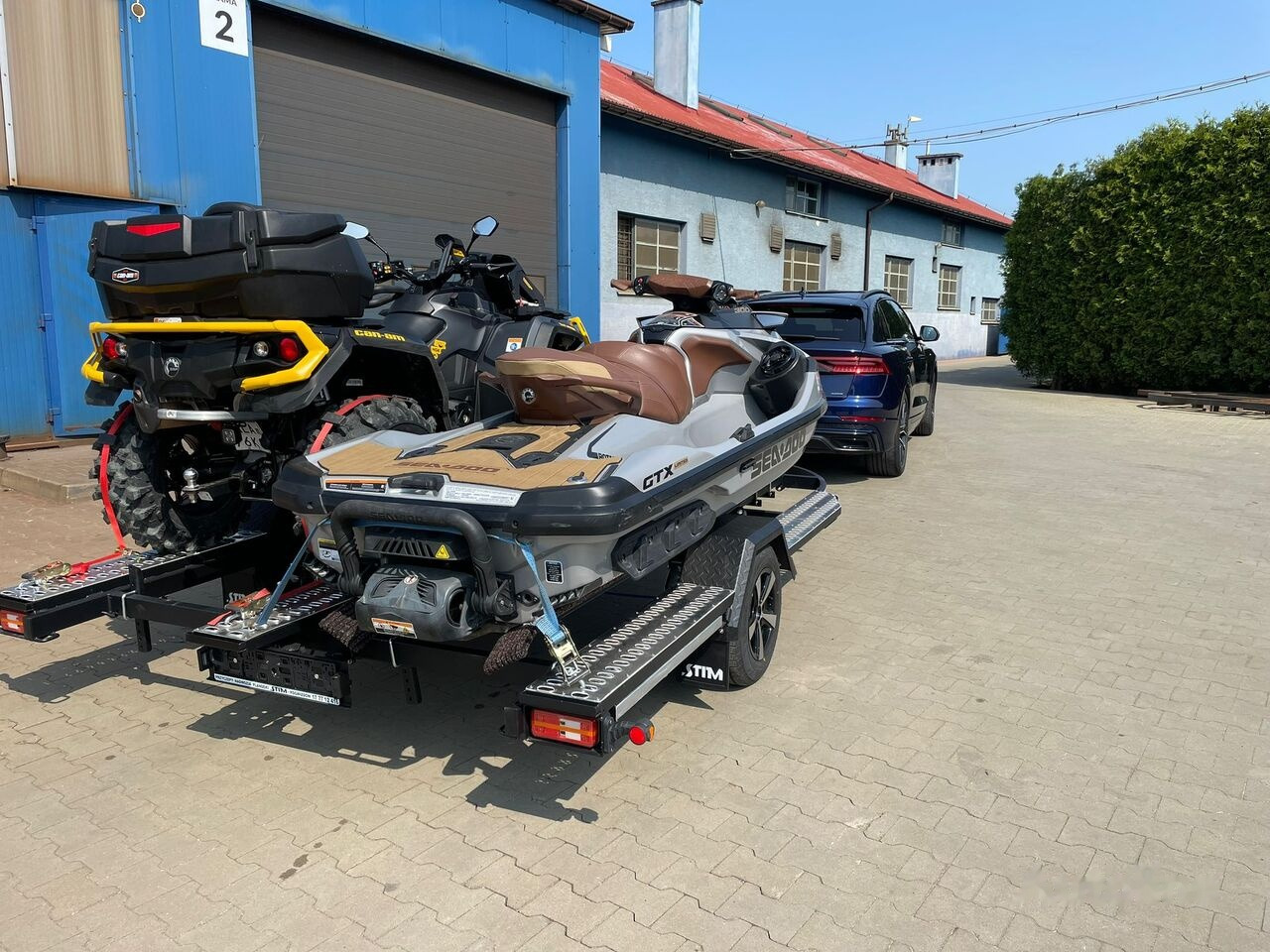 Stim L21-SWQ/1300 vr. B 2x skuter lub 2 x quad lub skuter i quad - Remorque bateau: photos 1 Stim L21-SWQ/1300 vr. B 2x skuter lub 2 x quad lub skuter i quad - Remorque bateau: photos 1