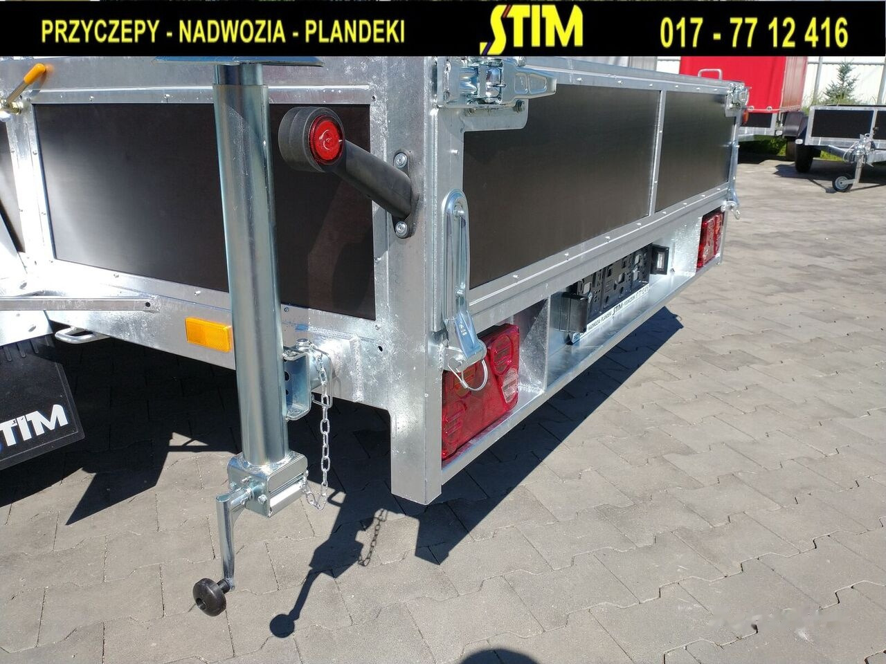 Stim S22, przyczepa do przewozu sprzętu budowlanego - Remorque porte engin: photos 4 Stim S22, przyczepa do przewozu sprzętu budowlanego - Remorque porte engin: photos 4