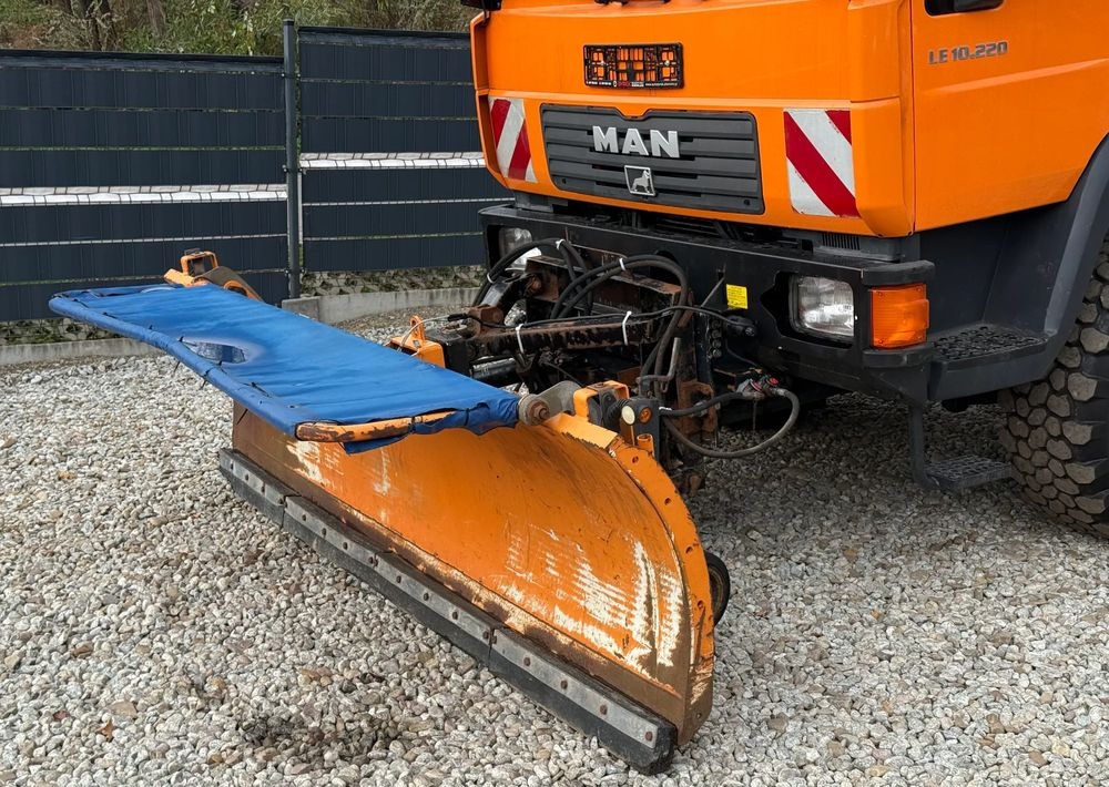 MAN * MAN 10-220 * Pług * Kiper Wywrotka Meiller * 4x4 * Zimowe Utrzymanie * Unimog * - Camion benne: photos 2 MAN * MAN 10-220 * Pług * Kiper Wywrotka Meiller * 4x4 * Zimowe Utrzymanie * Unimog * - Camion benne: photos 2